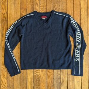 Vintage 90's Unionbay Knit Spellout Design Sweater